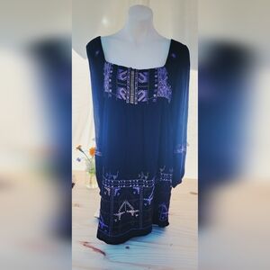 Free People embroidered dress